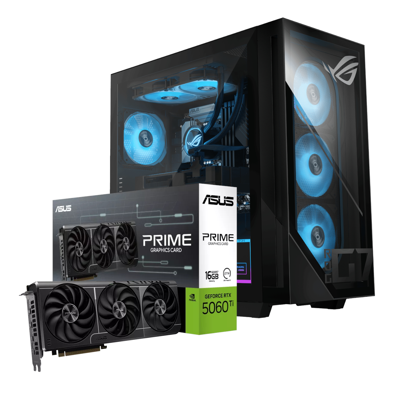 Asus ROG G700 Intel® Core™ Ultra 5 Windows 11 Home PC (RTX 5060 Ti PRIME | 16GB DDR5 | 1TB NVMe)