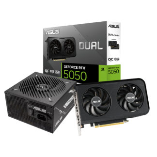 Asus Nvidia GeForce RTX 5050 OC Edition and 750W 80 PLUS Bronze Non-Modular Power Supply Bundle