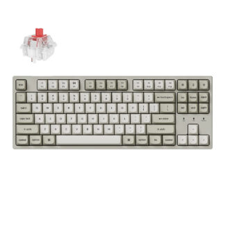 Keychron C1 Pro 8K 80% Super Red Hot-swappable RGB Wired Mechanical Keyboard