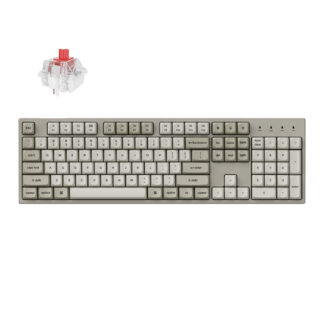 Keychron C2 Pro 100% 8K Super Red Switch Hot-Swap RGB Wired Custom Mechanical Keyboard
