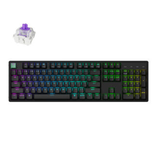 Keychron K10 HE 100% Hot-Swap Gateron Dbl-Rail Nebula Switch RGB Wireless Keyboard - Black