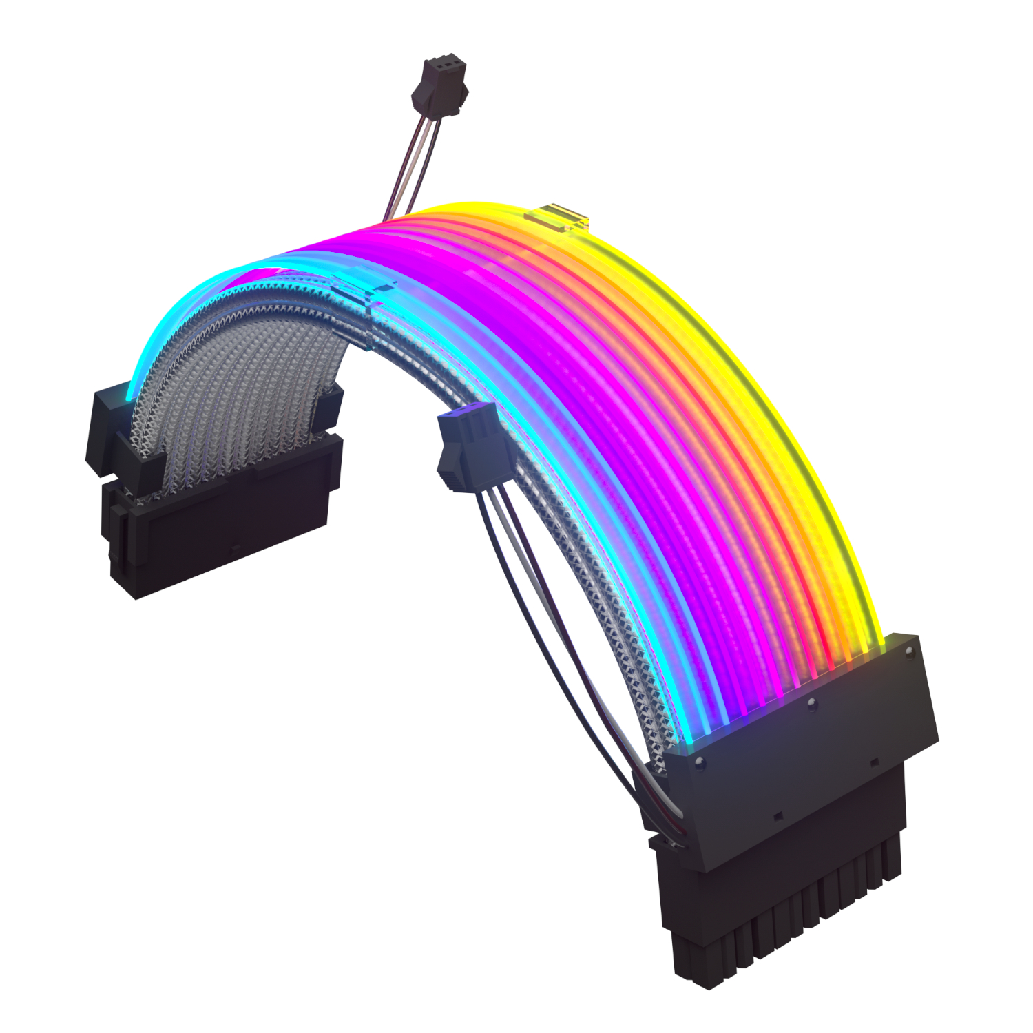 Redragon GCP06 24-Pin ARGB Extension Power Cable - Image 2