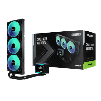 ASRock Challenger 360 Digital AIO Liquid Cooler - Black