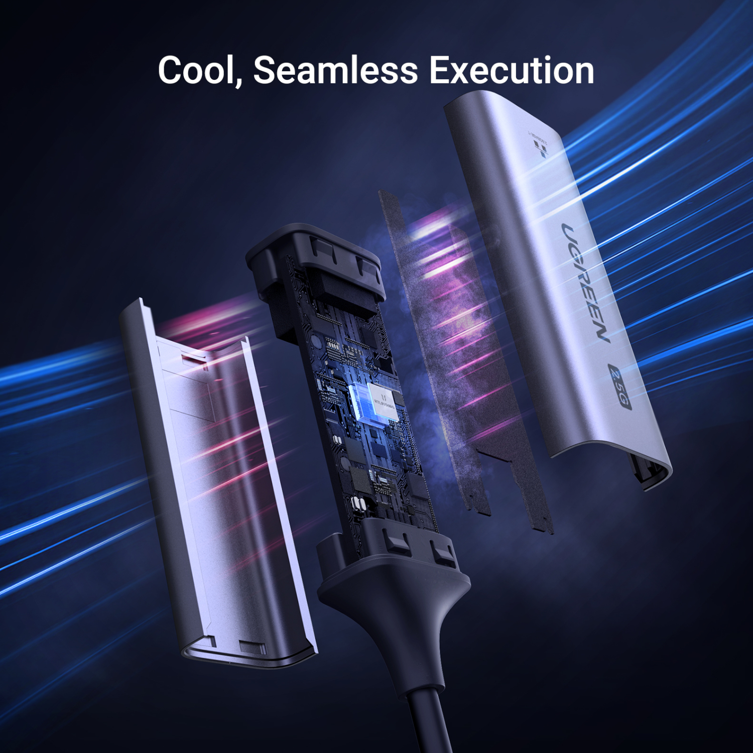 UGREEN USB3.0 C to 2.5Gbit Ethernet Adapter - Image 2