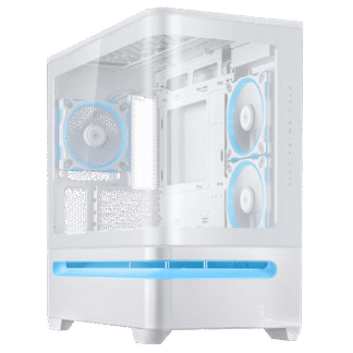 ASUS Prime AP202 ARGB mATX White Chassis