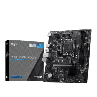 MSI PRO H610M-S DDR4 II LGA1700 M-ATX Motherboard
