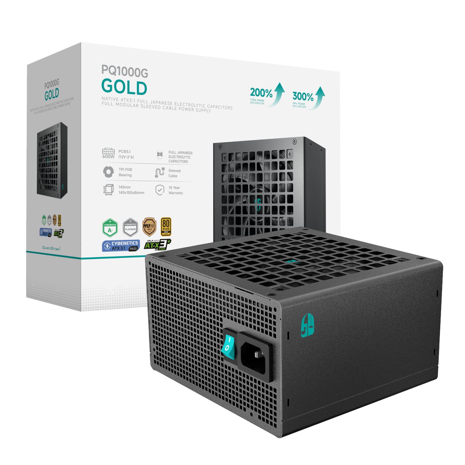 DeepCool Gamerstorm PQ1000G 1000W 80PLUS Gold Fully Modular Power Supply