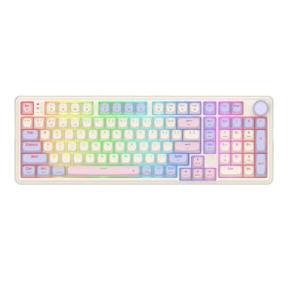 Redragon K768 EISA 100 RGB Wireless Gaming Keyboard - Lilac