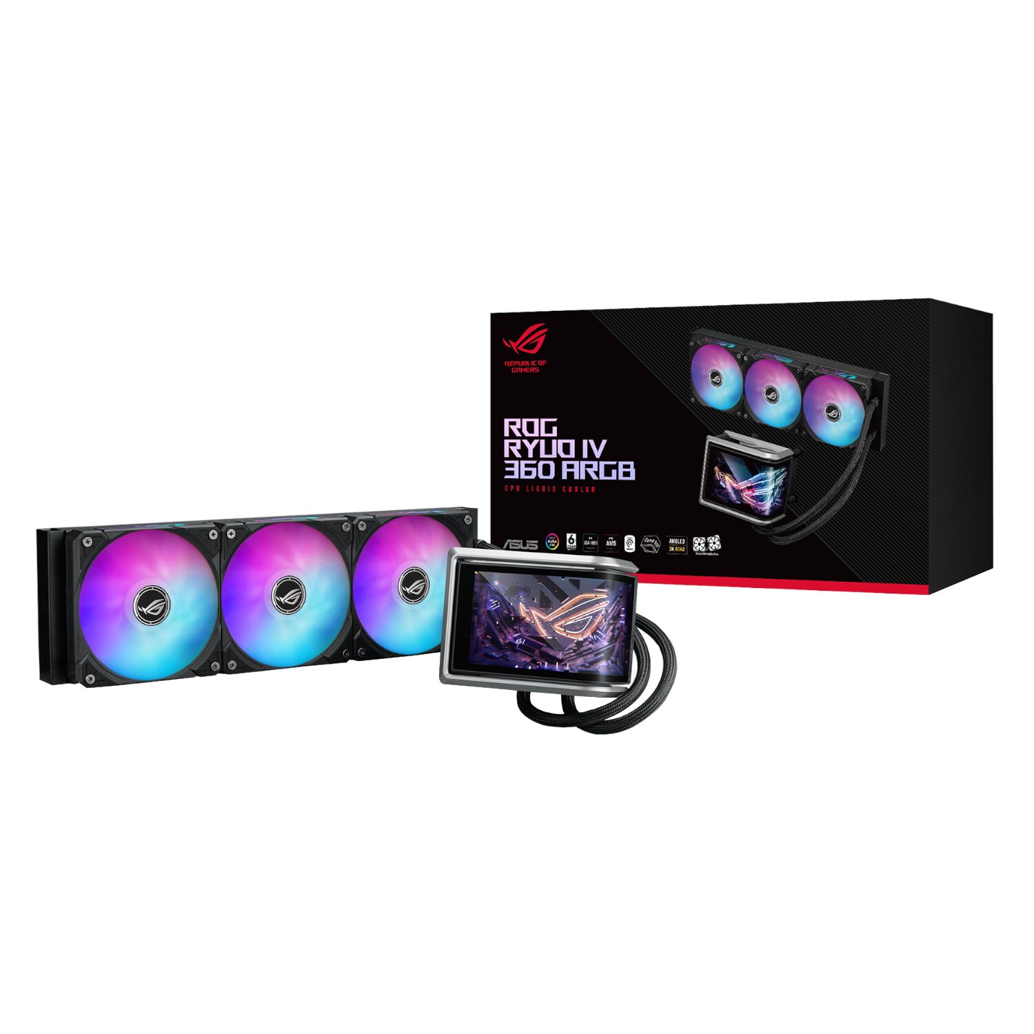 ASUS ROG RYUO IV 360 ARGB Liquid CPU Cooler