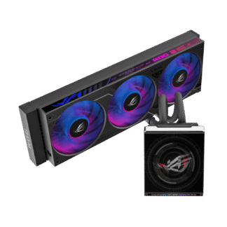 ASUS ROG Strix SLC IV 360 ARGB LCD Liquid CPU Cooler - Black