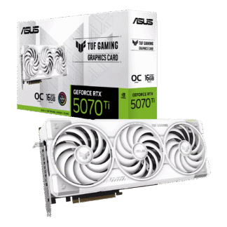 ASUS GeForce RTX 5070Ti TUF GAMING 16GB OC White Graphics Card