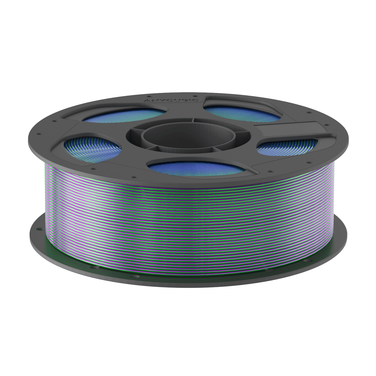 Anycubic PLA Silk Tri-colour Filament 1kg – Blue/Green/Purple - Image 2