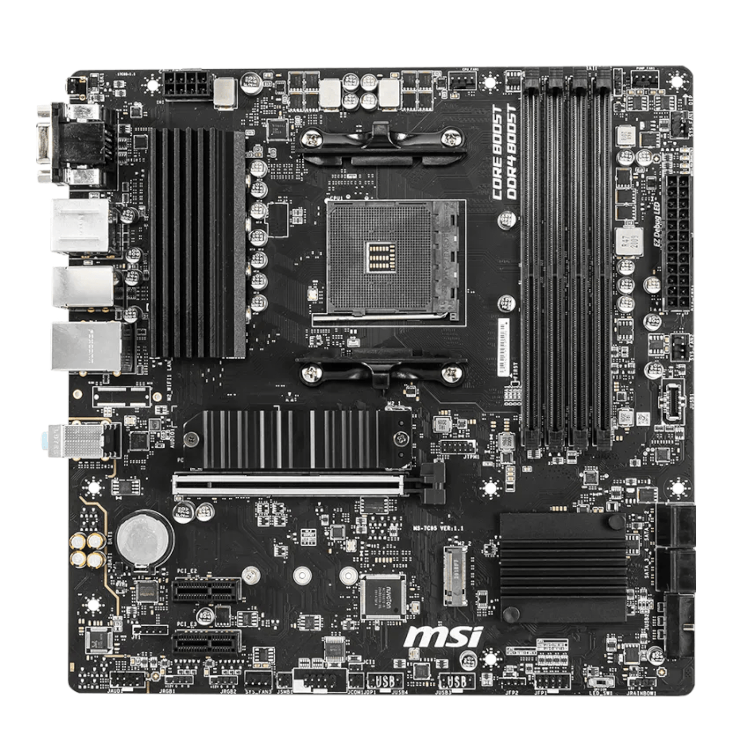 MSI B550M PRO-VDH AM4 M-ATX Motherboard - Image 2