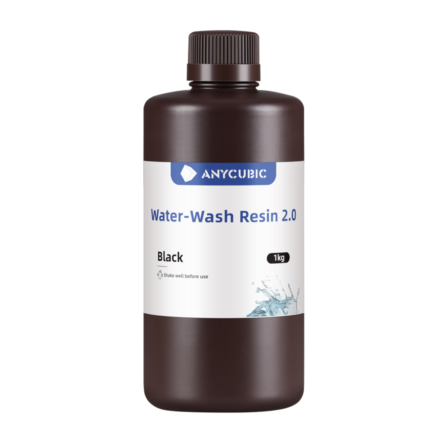 Anycubic Water Wash Resin 2.0 – Black - Image 2
