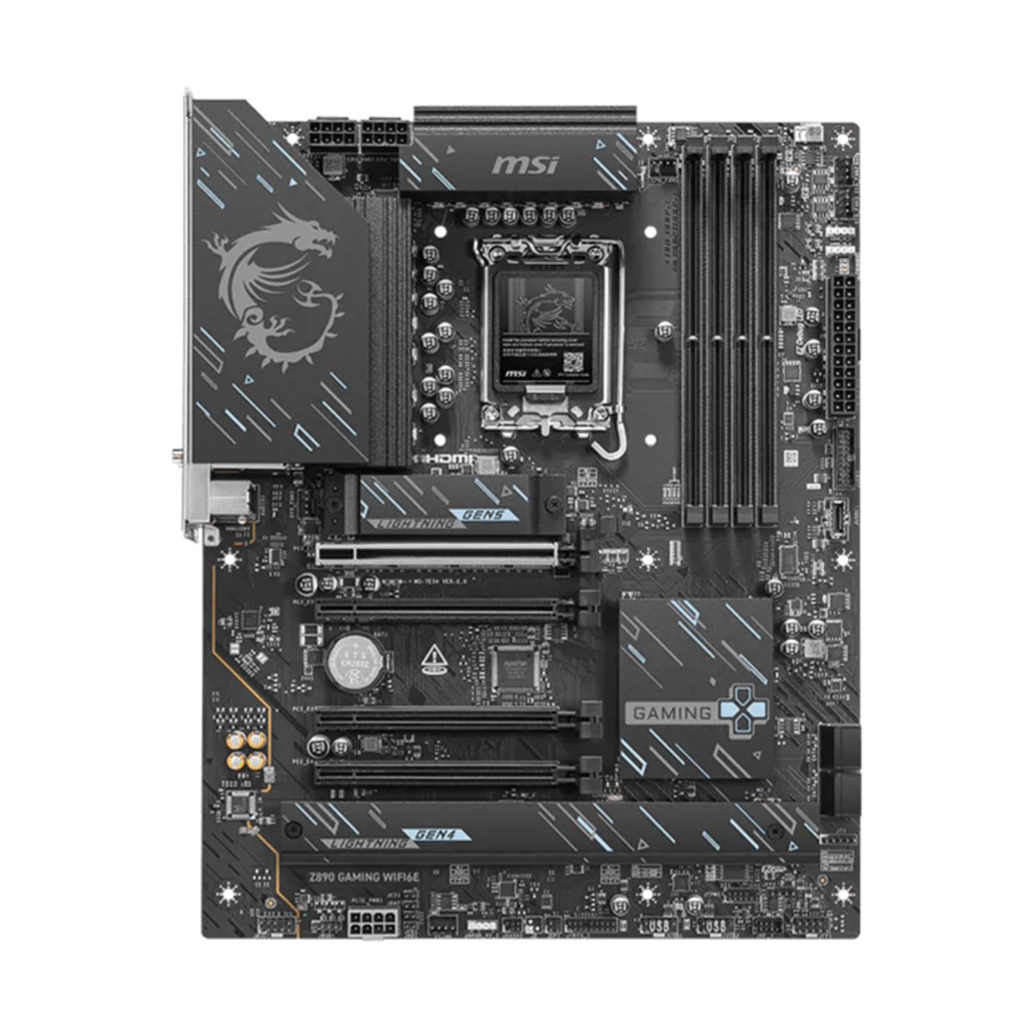 MSI Z890 GAMING WIFI6E Intel LGA1851 ATX Motherboard - Image 2
