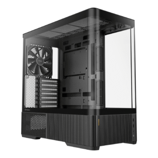 Antec C6 CURVED AIR ATX | Micro-ATX | ITX Mid-Tower Gaming Chassis - Black